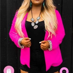 NWT pink Cadillac blazer by Southern Fried Chicks